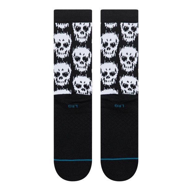 Stance Static Skull Crew Black