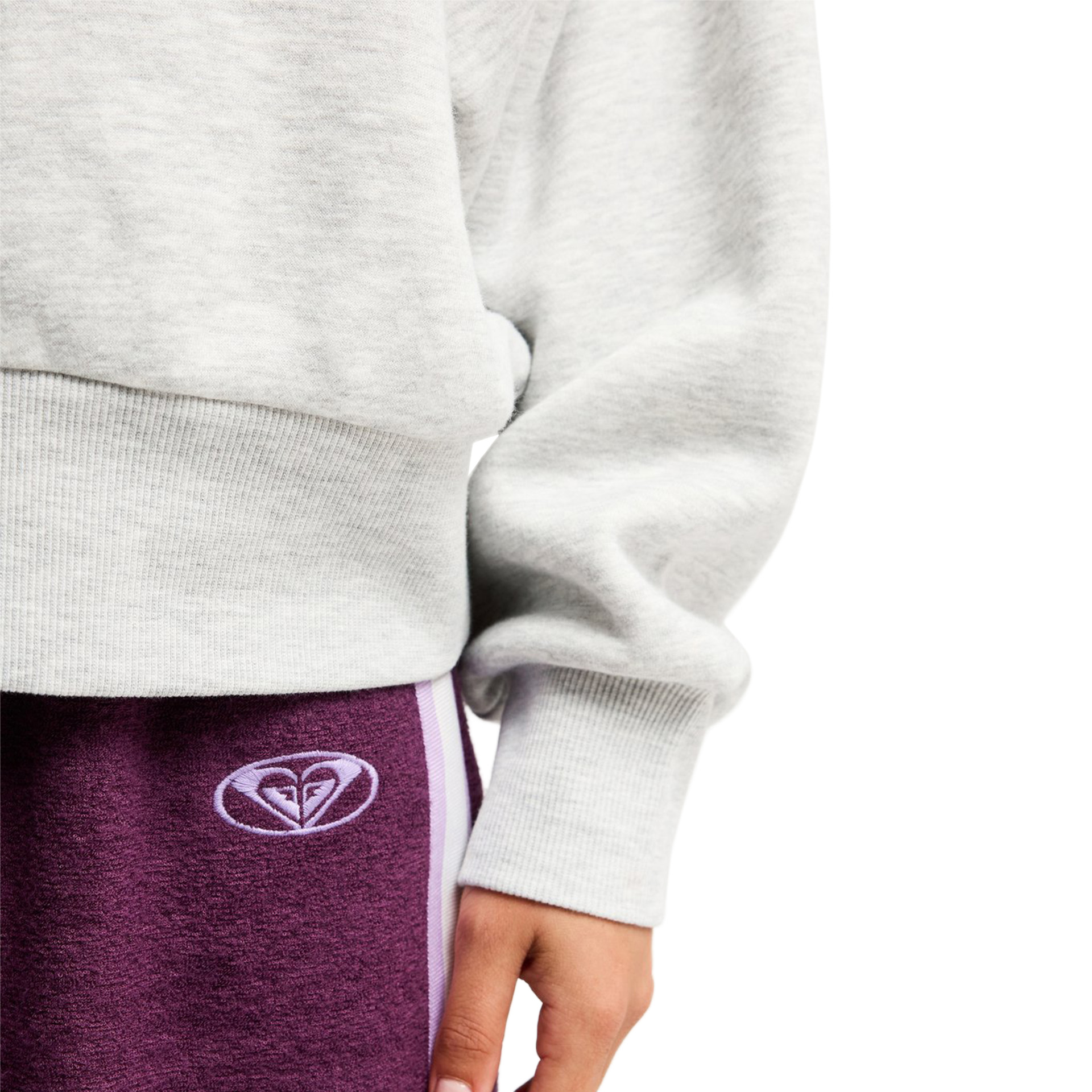 Roxy Sweat Solar Rush Light Grey Heather