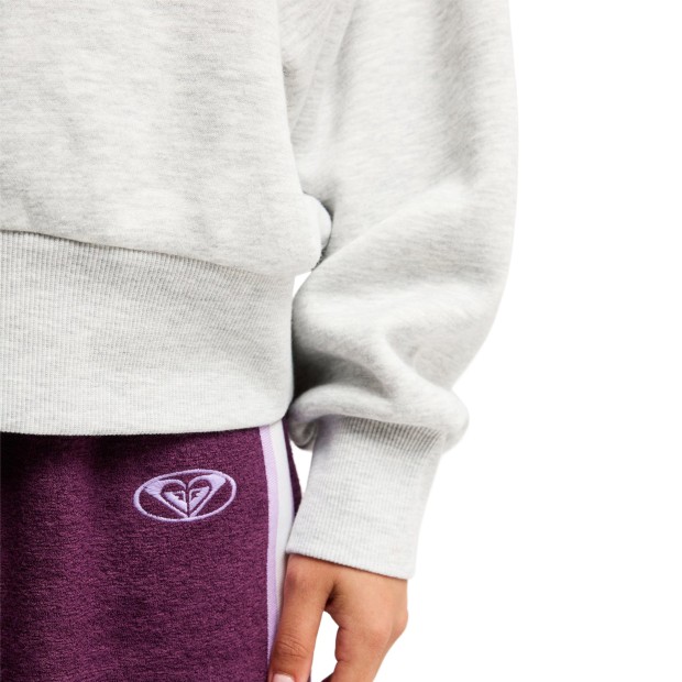 Roxy Sweat Solar Rush Light Grey Heather