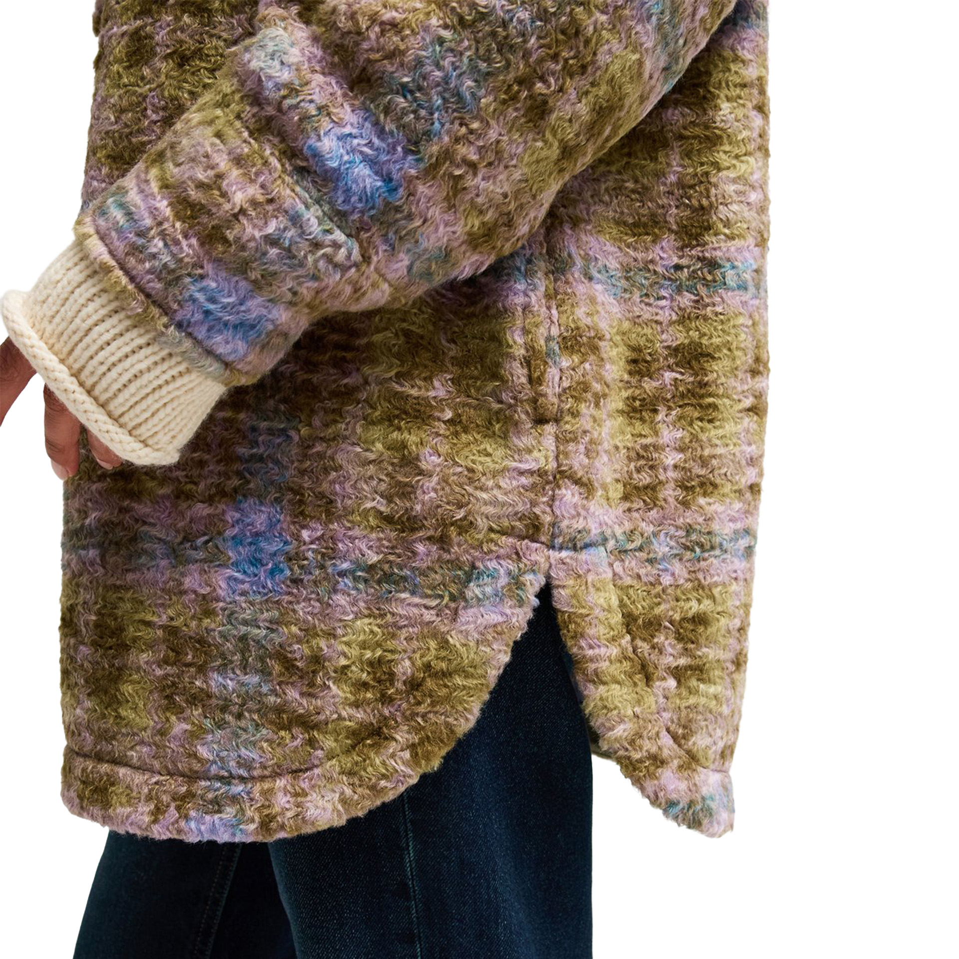 Roxy Casaco Overandabove Oil Green Tartan Pla
