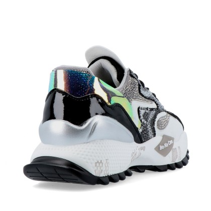 Exé Sneaker D190608-17 Black-silv Exé Sneaker D190608-17 Black-silv