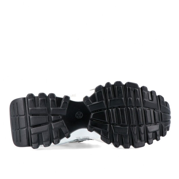 Ex� Sneaker D190608-17 Black-silv