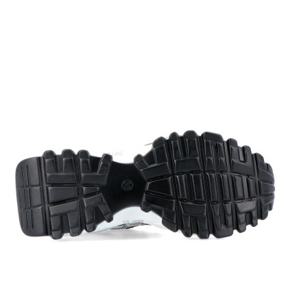 Exé Sneaker D190608-17 Black-silv Exé Sneaker D190608-17 Black-silv