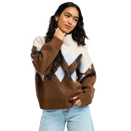 Roxy Camisola Lets Get High Chestnut Roxy Camisola Lets Get High Chestnut