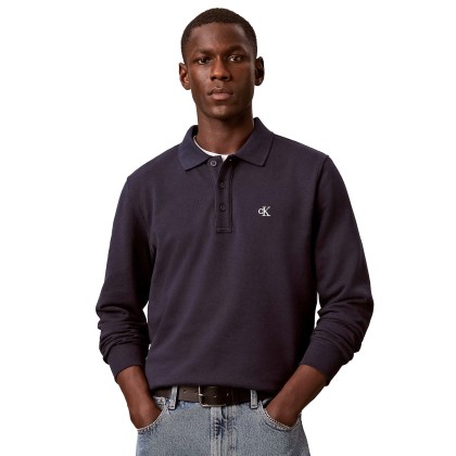 Calvin Klein Polo 350terry Monogram Dark Sapphire Calvin Klein Polo 350terry Monogram Dark Sapphire