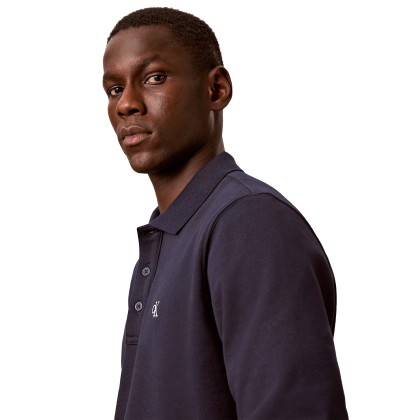 Calvin Klein Polo 350terry Monogram Dark Sapphire Calvin Klein Polo 350terry Monogram Dark Sapphire