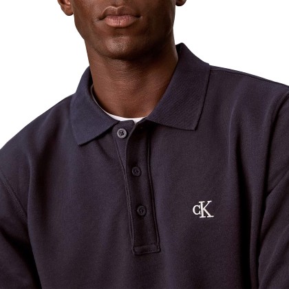Calvin Klein Polo 350terry Monogram Dark Sapphire Calvin Klein Polo 350terry Monogram Dark Sapphire
