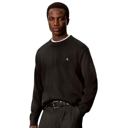 Calvin Klein Sweat Classic Cttn Crew Neck Black Calvin Klein Sweat Classic Cttn Crew Neck Black