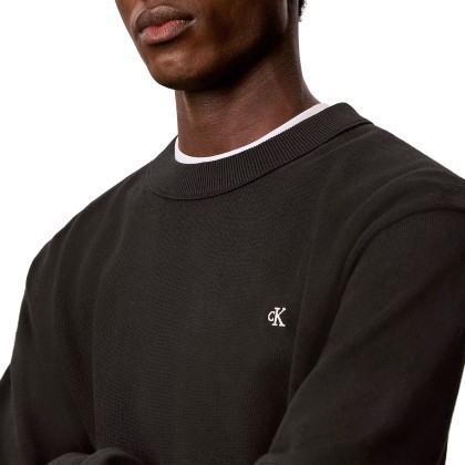 Calvin Klein Sweat Classic Cttn Crew Neck Black Calvin Klein Sweat Classic Cttn Crew Neck Black