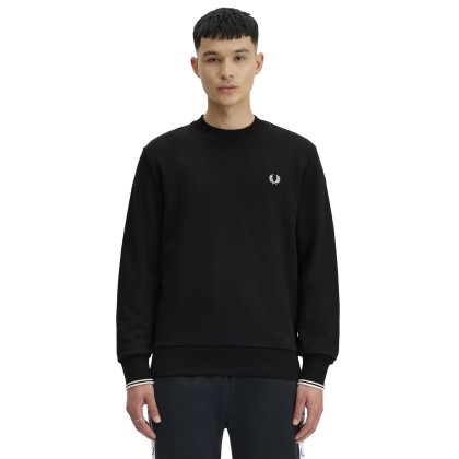 Fred Perry Sweat M7535-184 Black Fred Perry Sweat M7535-184 Black