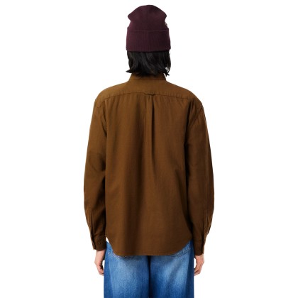 Lacoste Camisa Casual Flannel Mascara Brown