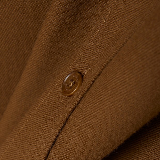 Lacoste Camisa Casual Flannel Mascara Brown