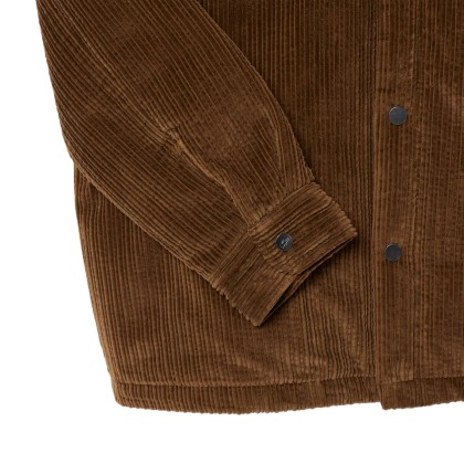 Lacoste Camisa Padded Corduroy Mascara Brown Lacoste Camisa Padded Corduroy Mascara Brown