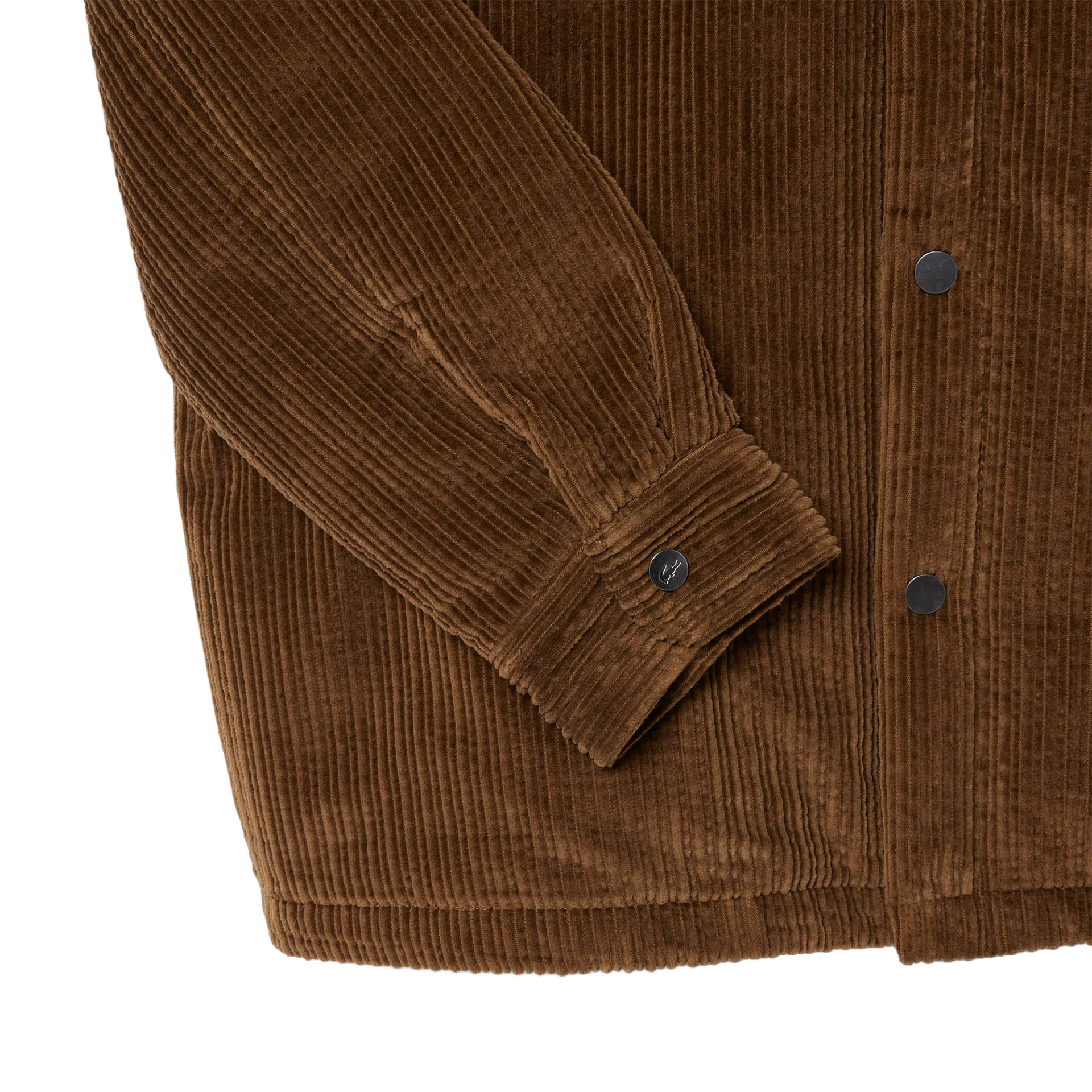 Lacoste Camisa Padded Corduroy Mascara Brown