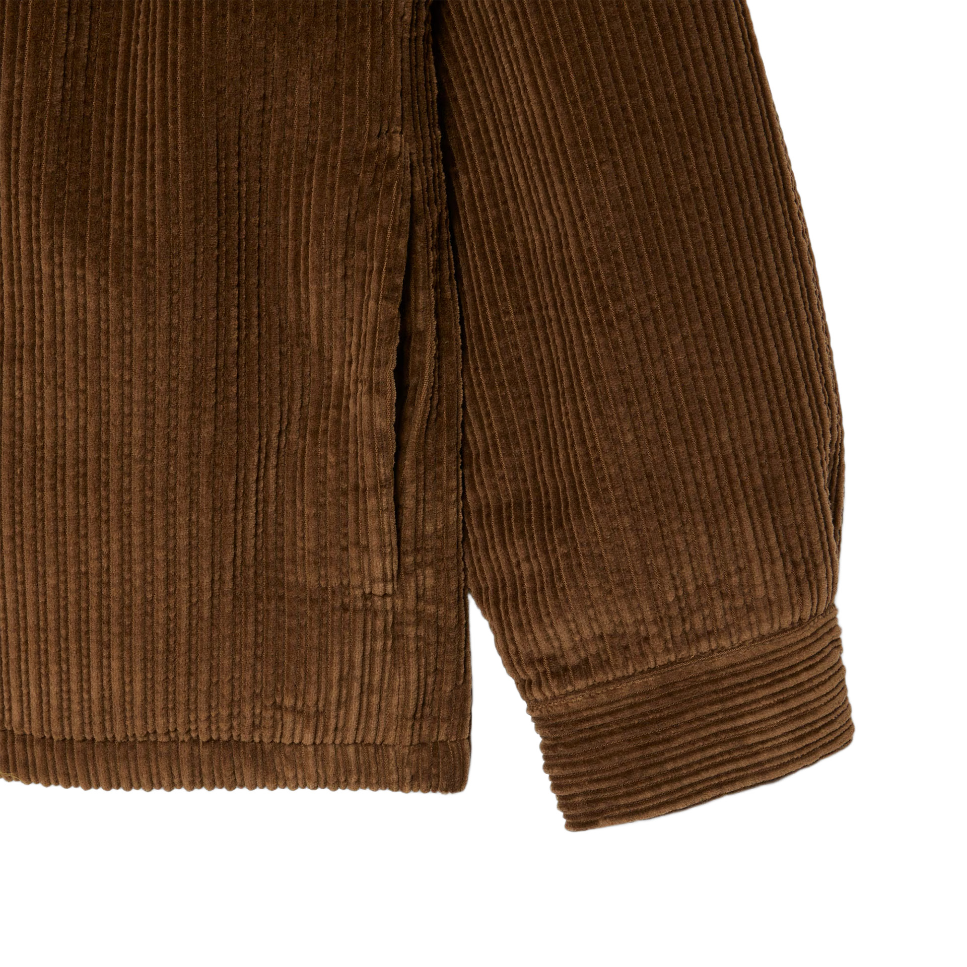 Lacoste Camisa Padded Corduroy Mascara Brown