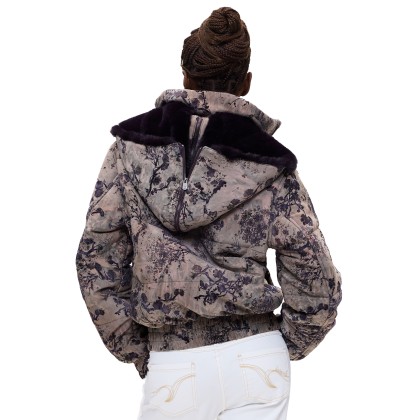 Desigual Casaco Naomi Gris Marron