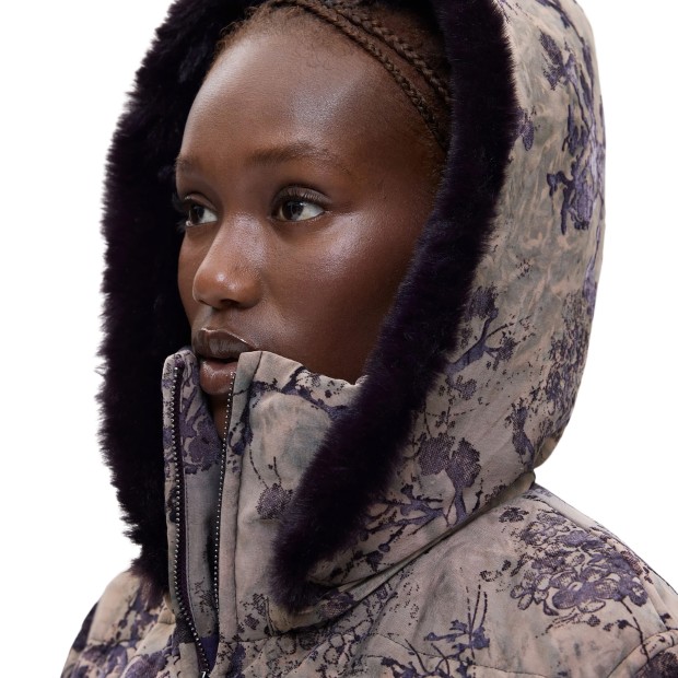 Desigual Casaco Naomi Gris Marron