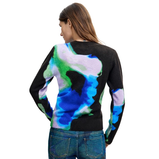Desigual Camisola Clouds Lacroix Azul Ultramar