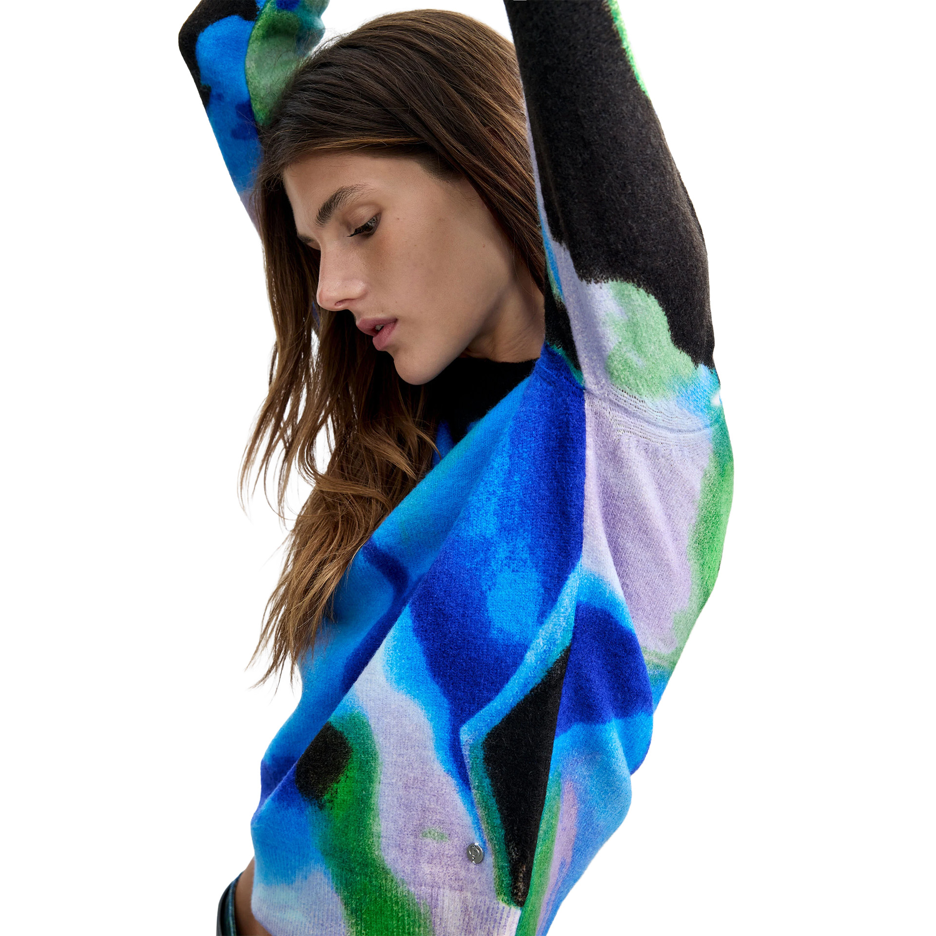 Desigual Camisola Clouds Lacroix Azul Ultramar