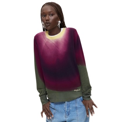 Desigual Camisola Veget Berenjena