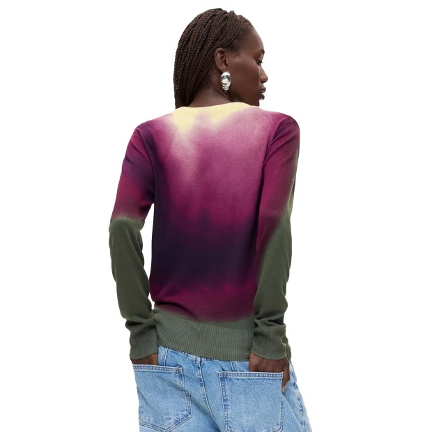 Desigual Camisola Veget Berenjena