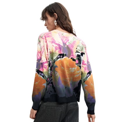 Desigual Camisola Rose Degrade Lacroix Negro