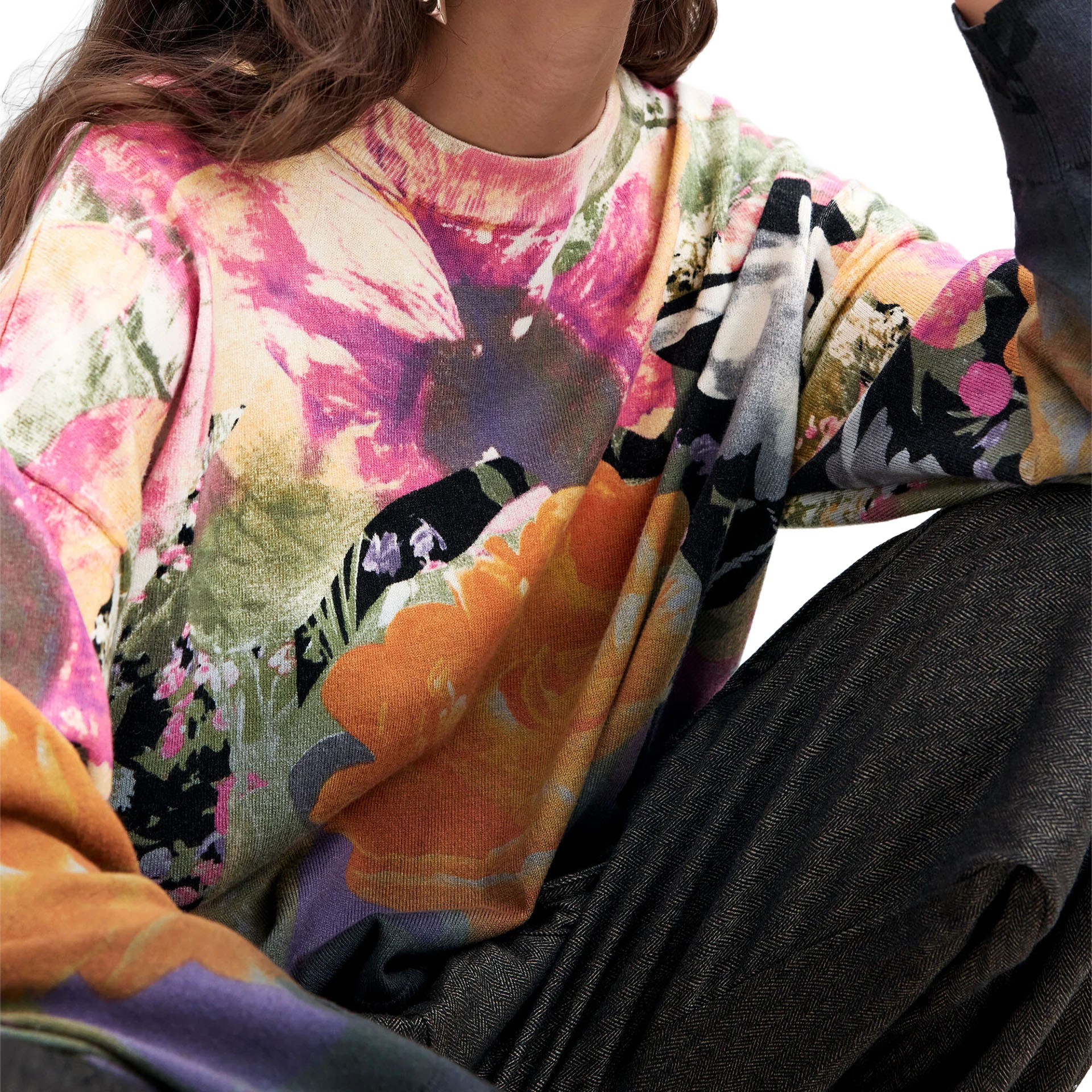 Desigual Camisola Rose Degrade Lacroix Negro