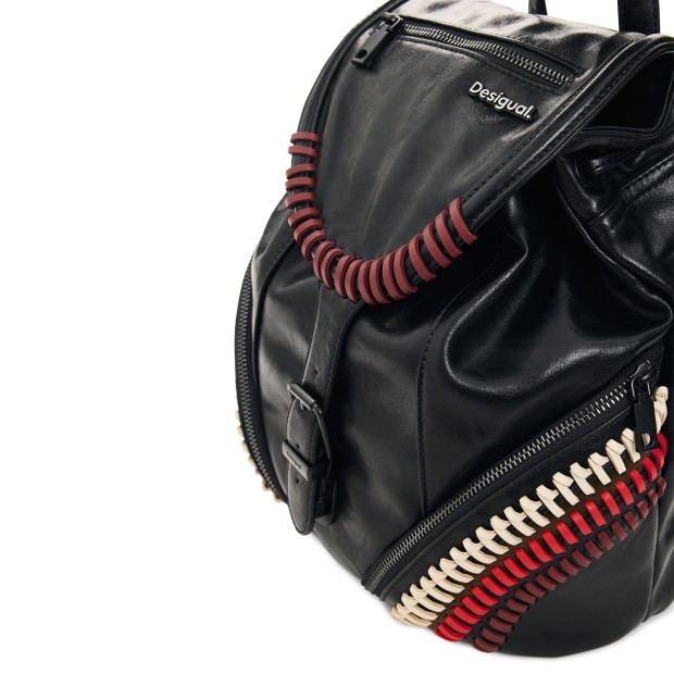 Desigual Mochila Sonique Tula Mini Negro