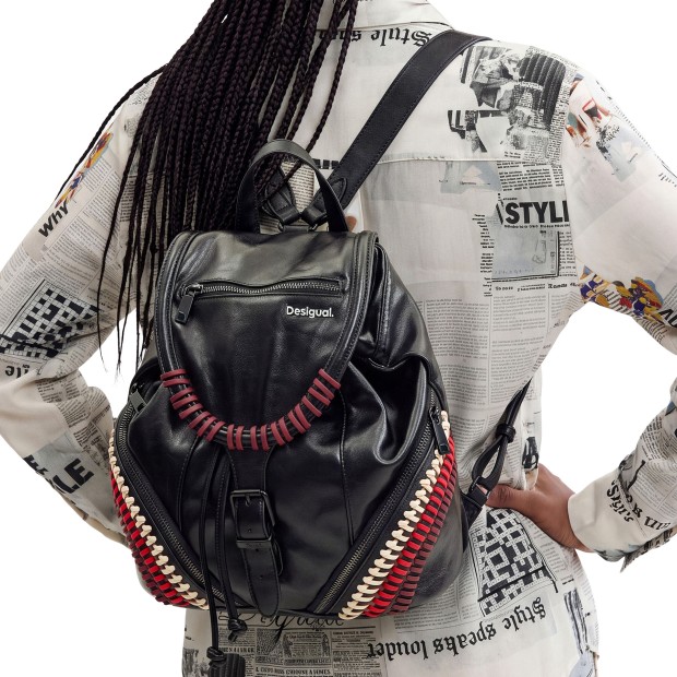 Desigual Mochila Sonique Tula Mini Negro