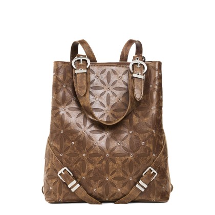 Desigual Mochila Coriolis Sumy Straight Cuero West Desigual Mochila Coriolis Sumy Straight Cuero West
