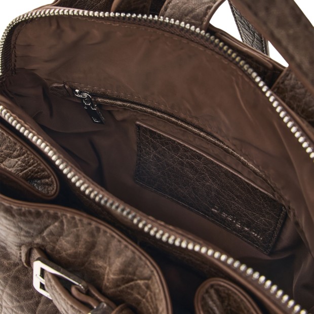 Desigual Mochila Luena Nf Half Logo Marron Oscuro