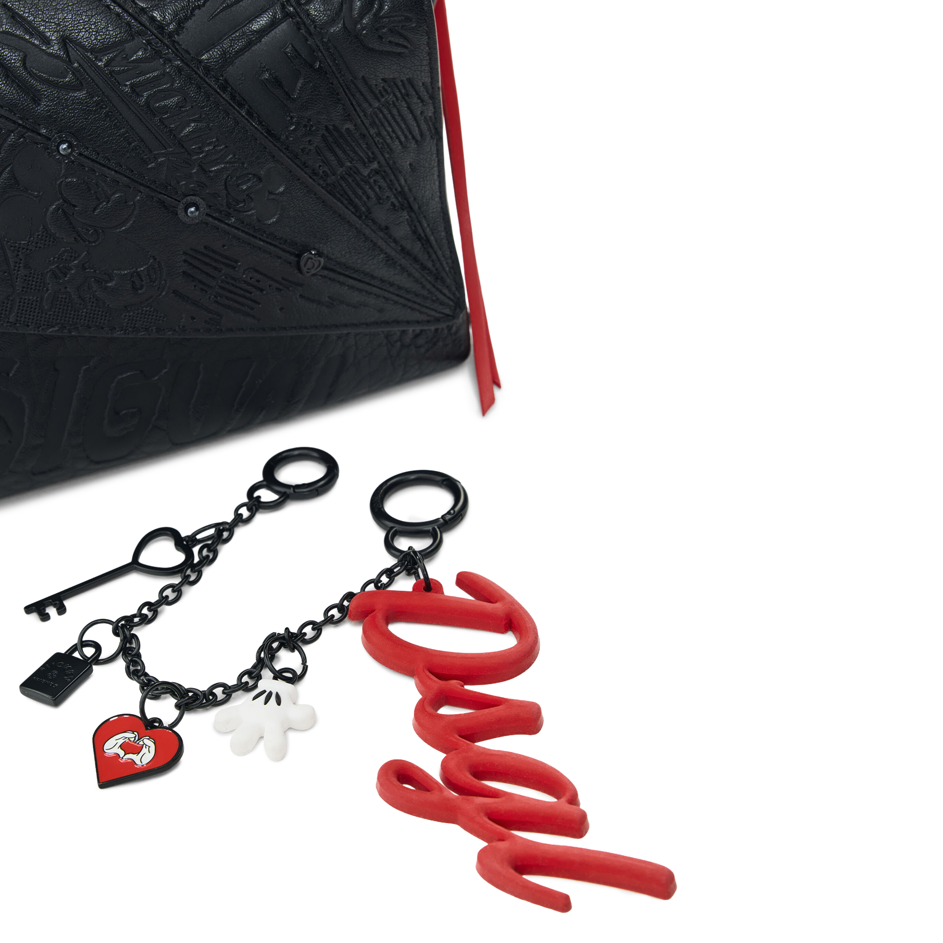 Desigual Mala All Mickey Phuket Mini Soft Negro