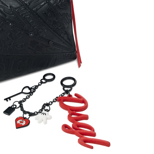 Desigual Mala All Mickey Phuket Mini Soft Negro