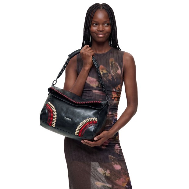 Desigual Mala Sonique Loverty Negro
