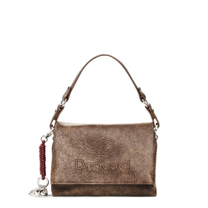 Desigual Mala Venecia 4.0 Half Logo Marron Oscuro Desigual Mala Venecia 4.0 Half Logo Marron Oscuro