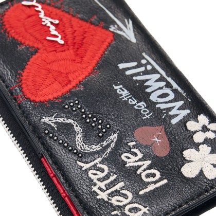 Desigual Carteira Wow Emma 2.0 Negro Desigual Carteira Wow Emma 2.0 Negro