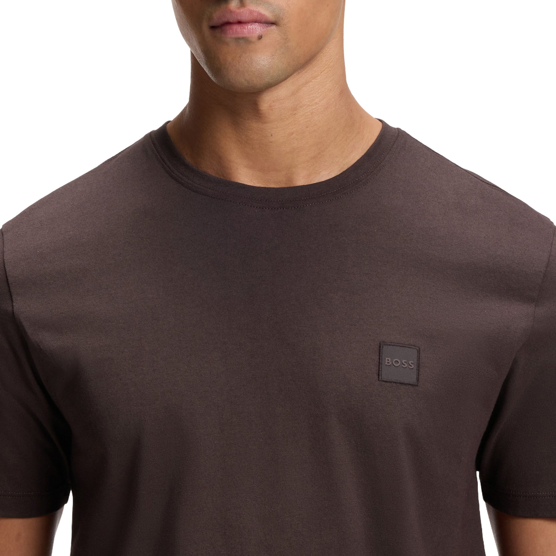 BOSS T-shirt Tales Dark Brown