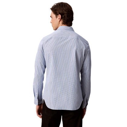 Calvin Klein Camisa Solid Oxford Classic Estate Blue Calvin Klein Camisa Solid Oxford Classic Estate Blue