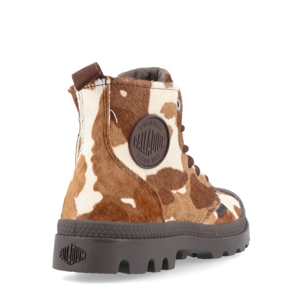 Palladium Pampa Hi Zip Pony Cow Print
