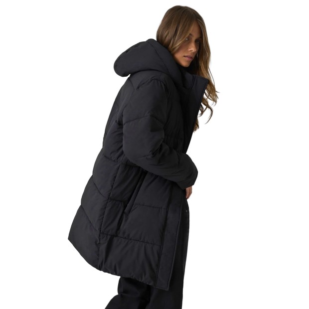 Guess Casaco Mid Length Puffer Jet Black A996