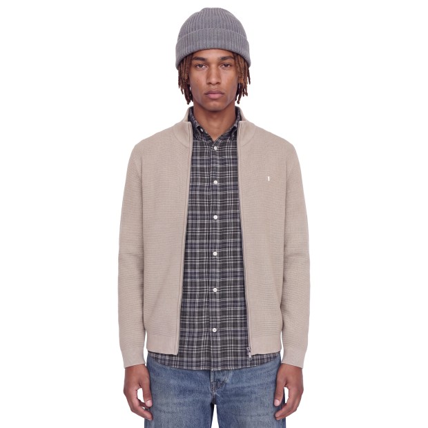 Jack & Jones Casaco Ryan Knit Full Zip Plaza Taupe