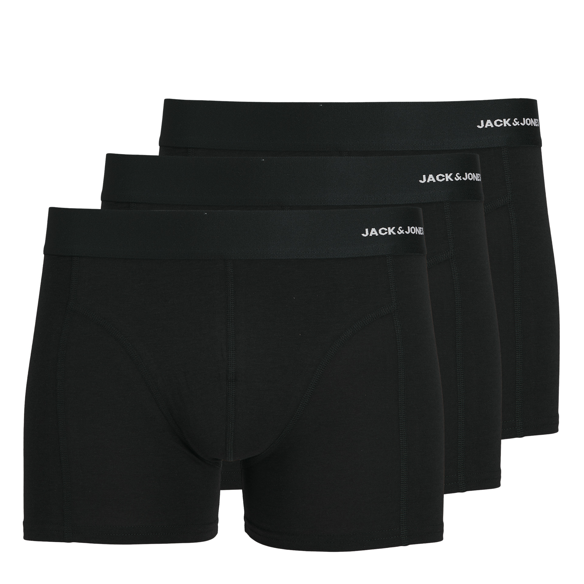 Jack & Jones Boxers Basic Bamboo 3 Pack Black Black - Black