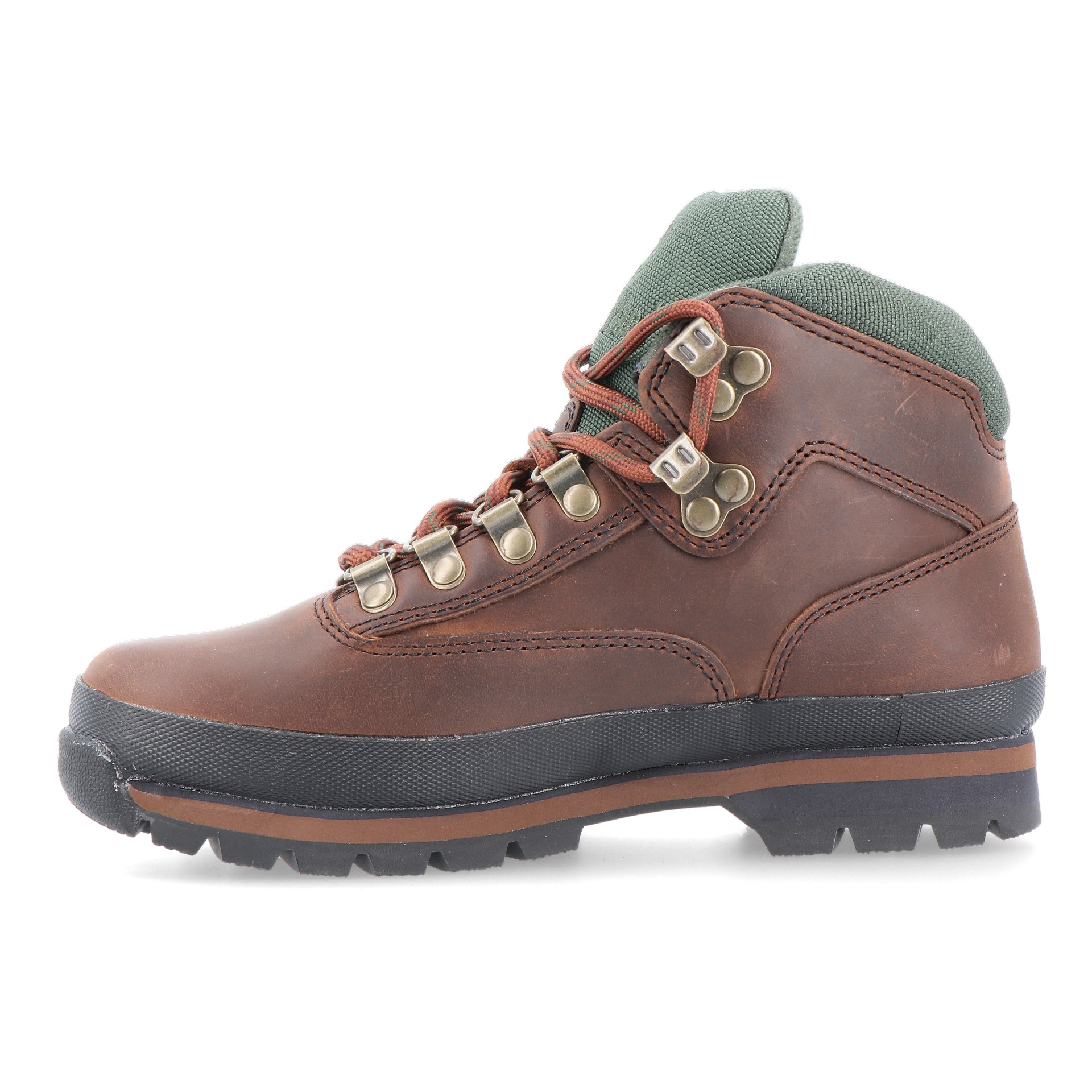 Timberland Euro Hiker Mid Lace Up Dark Brown Full Grain