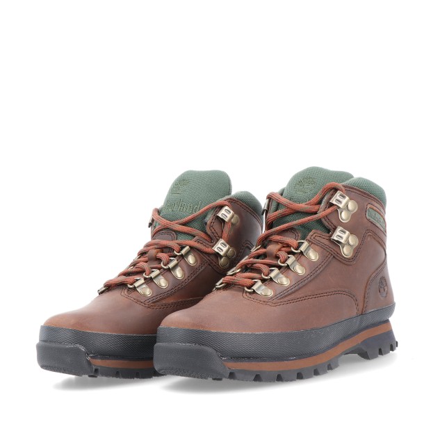 Timberland Euro Hiker Mid Lace Up Dark Brown Full Grain