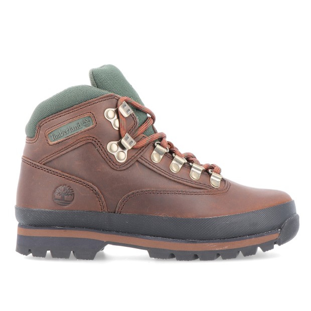 Timberland Euro Hiker Mid Lace Up Dark Brown Full Grain