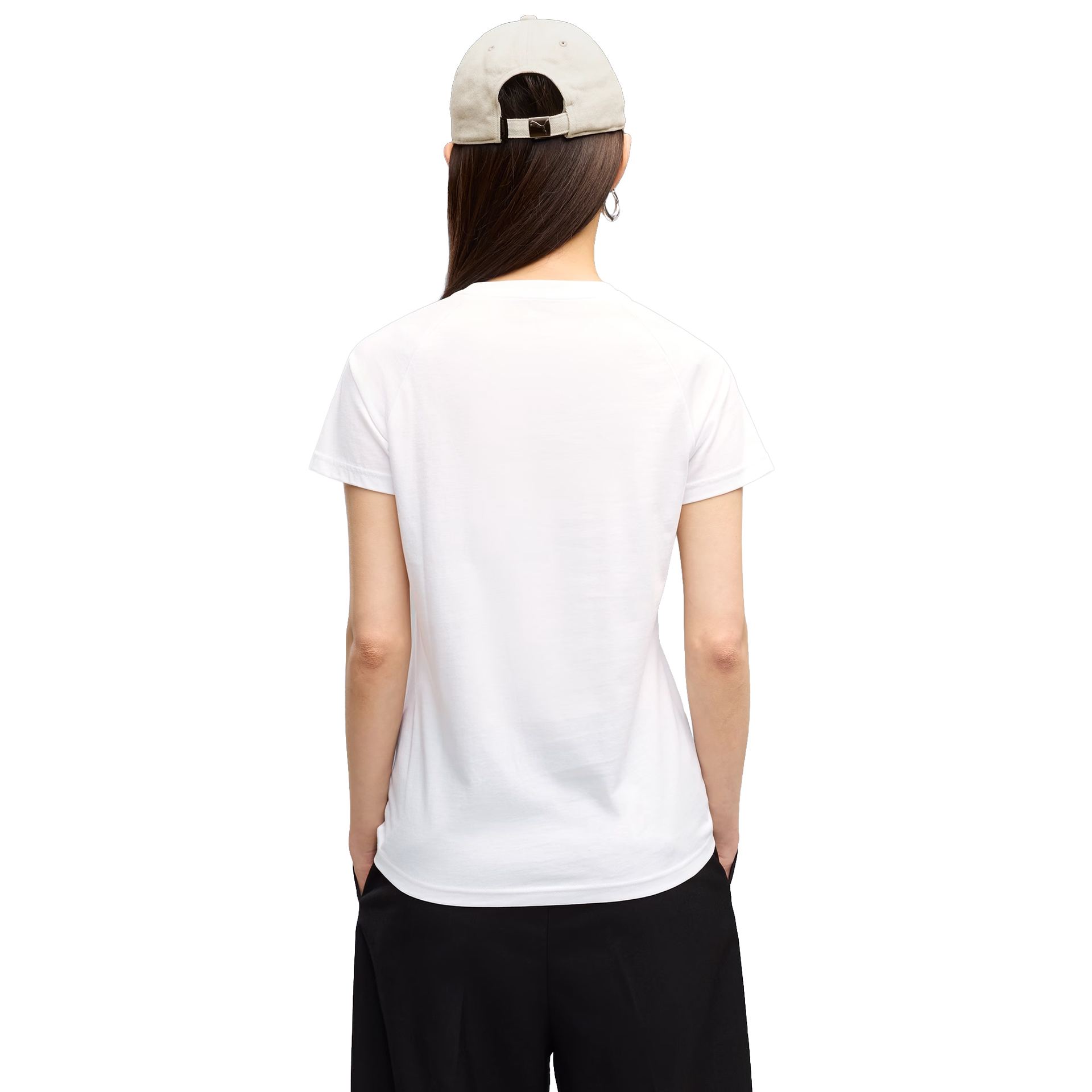 Puma T-shirt Ess Logo Lab White