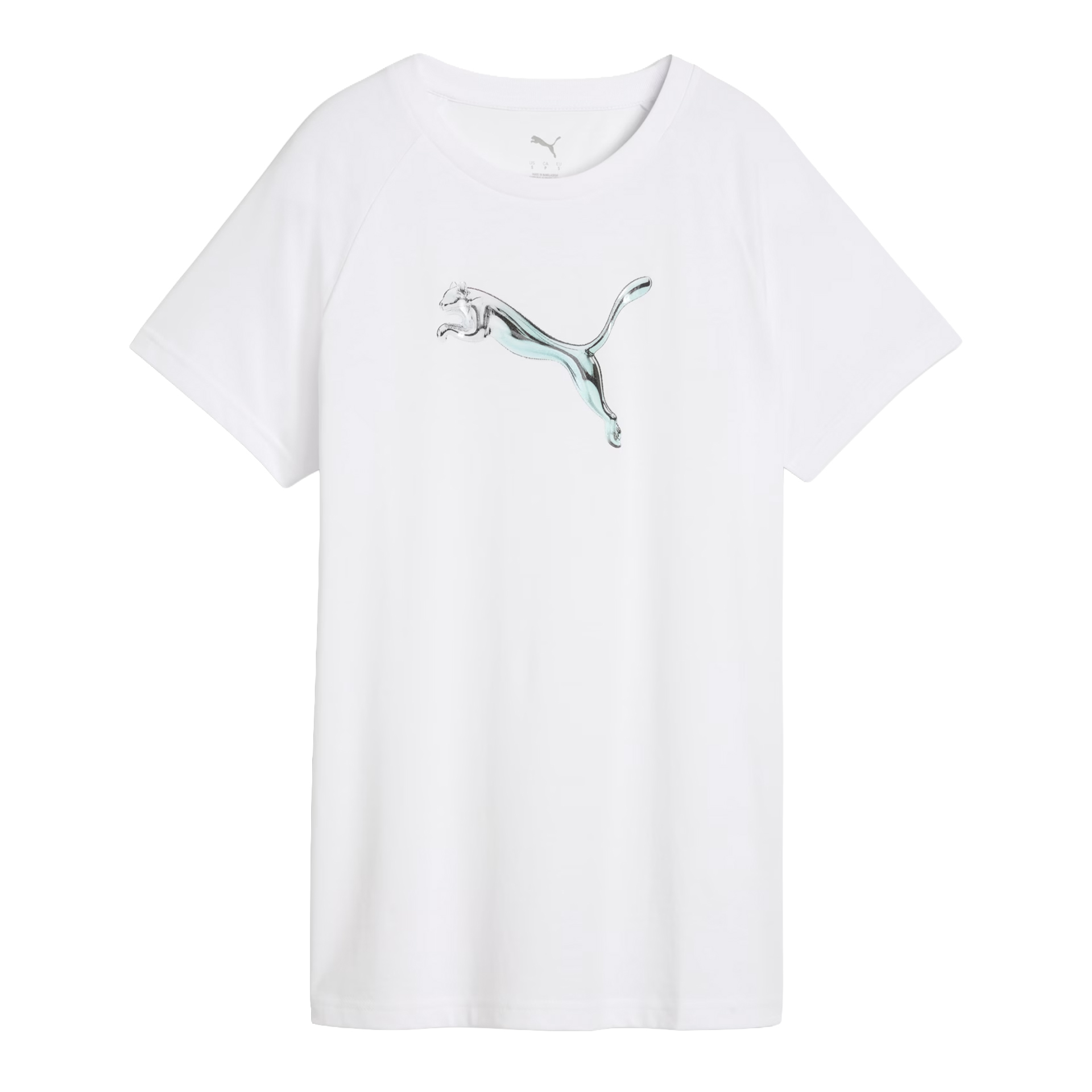 Puma T-shirt Ess Logo Lab White
