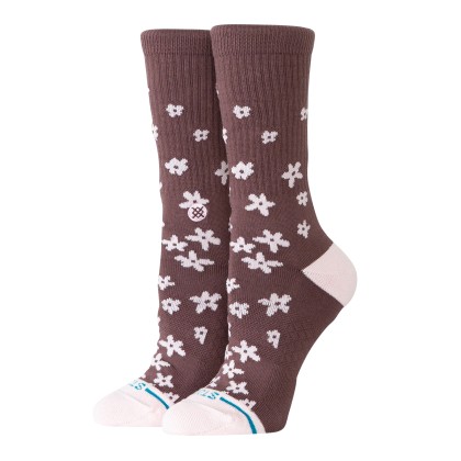 Stance Floral Dreams Crew Brown Stance Floral Dreams Crew Brown