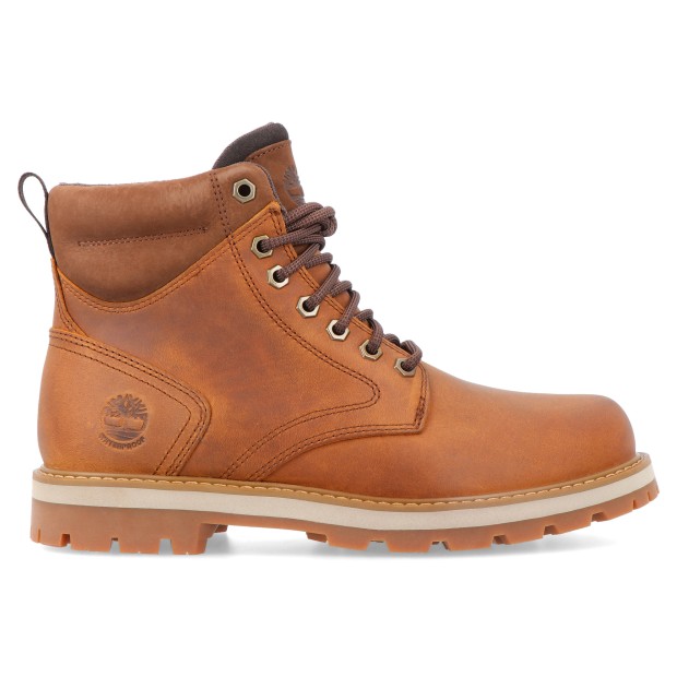 Timberland Britton Road Mid Lace Up Waterproof Rust Full Grain