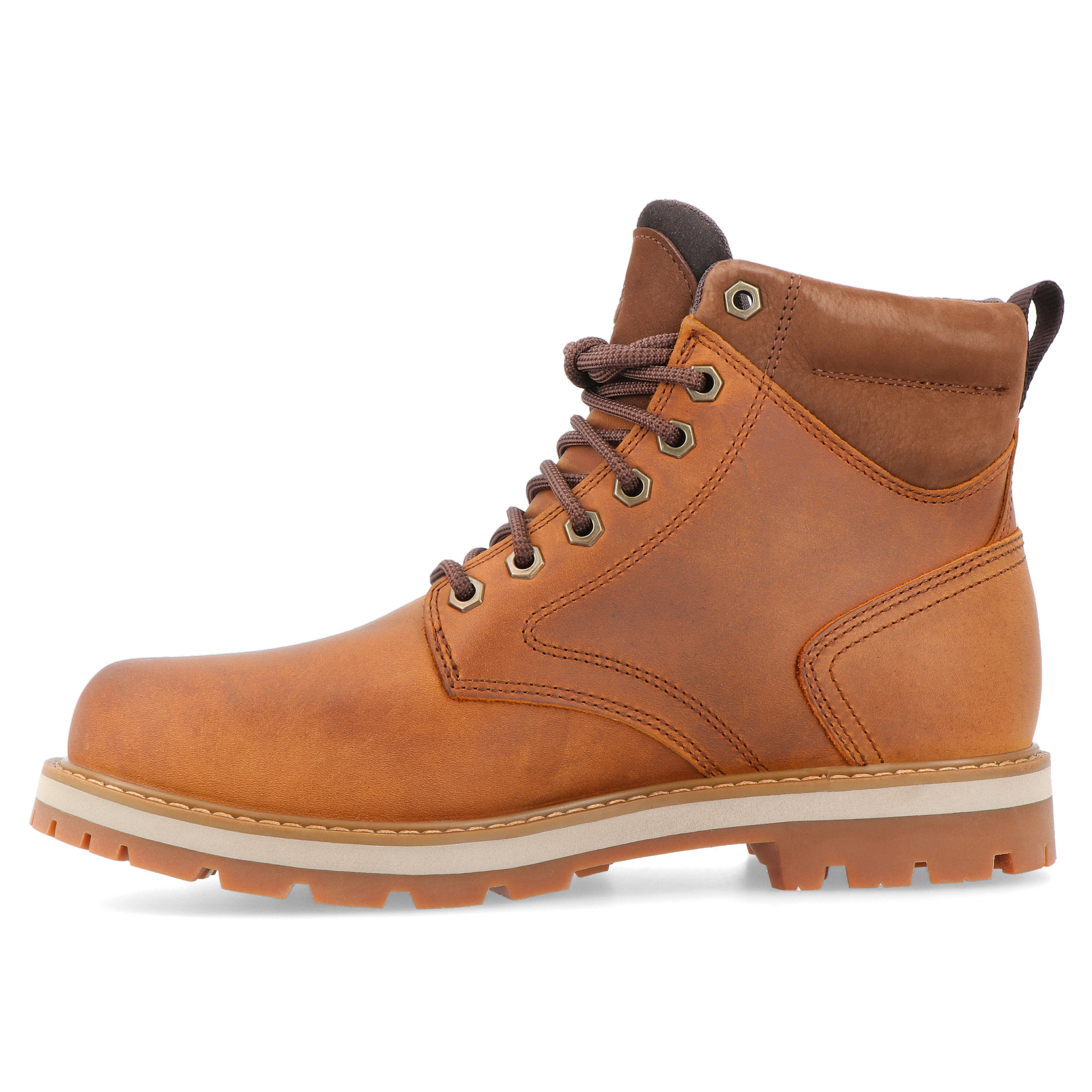 Timberland Britton Road Mid Lace Up Waterproof Rust Full Grain